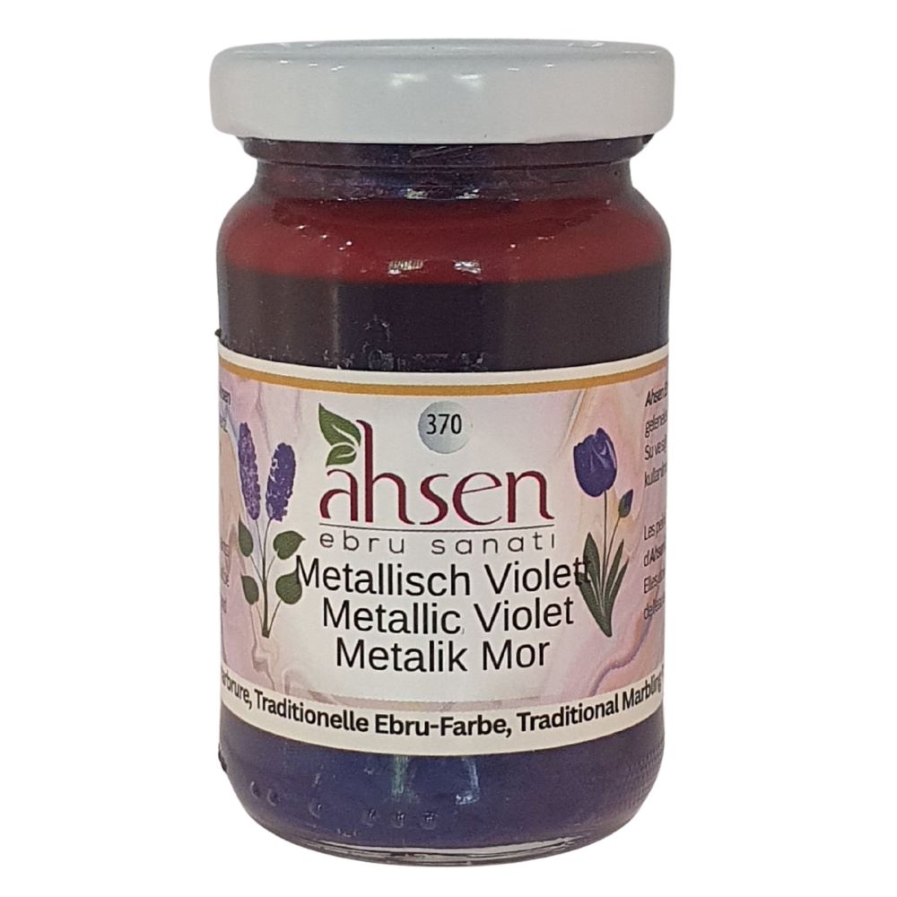 Ahsen Peinture de Marbrure 370 – Violet Métallique