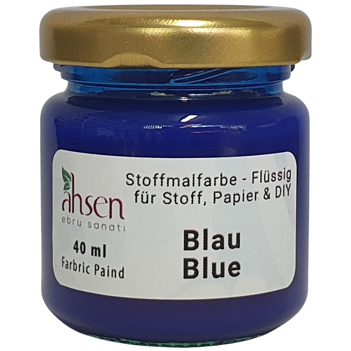 Ahsen Fabric Paint - Blue