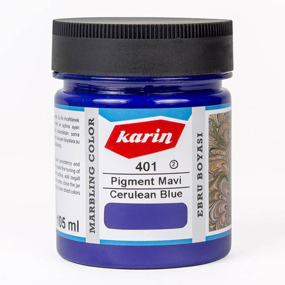 Marmorierfarbe, 0401 Pigment Blau
