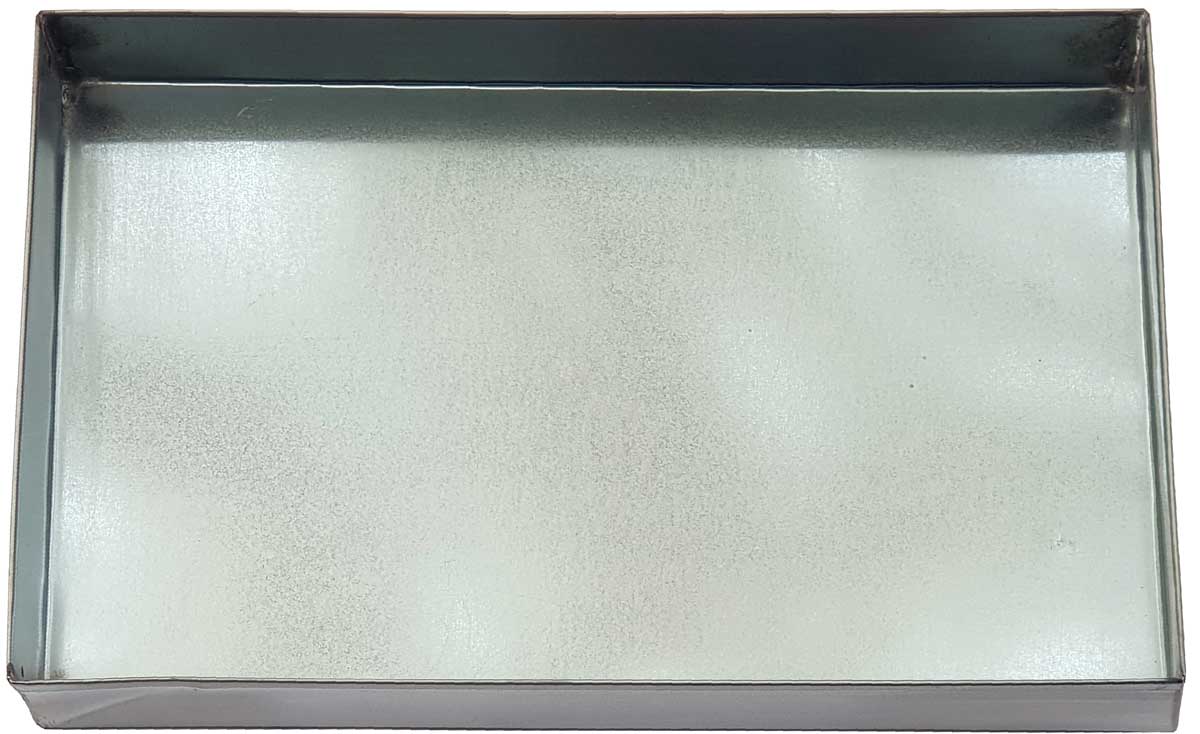 Robuste Ahsen Marmorierwanne aus Metall – perfekt für Ebru Technik, hitzebeständig und formstabil