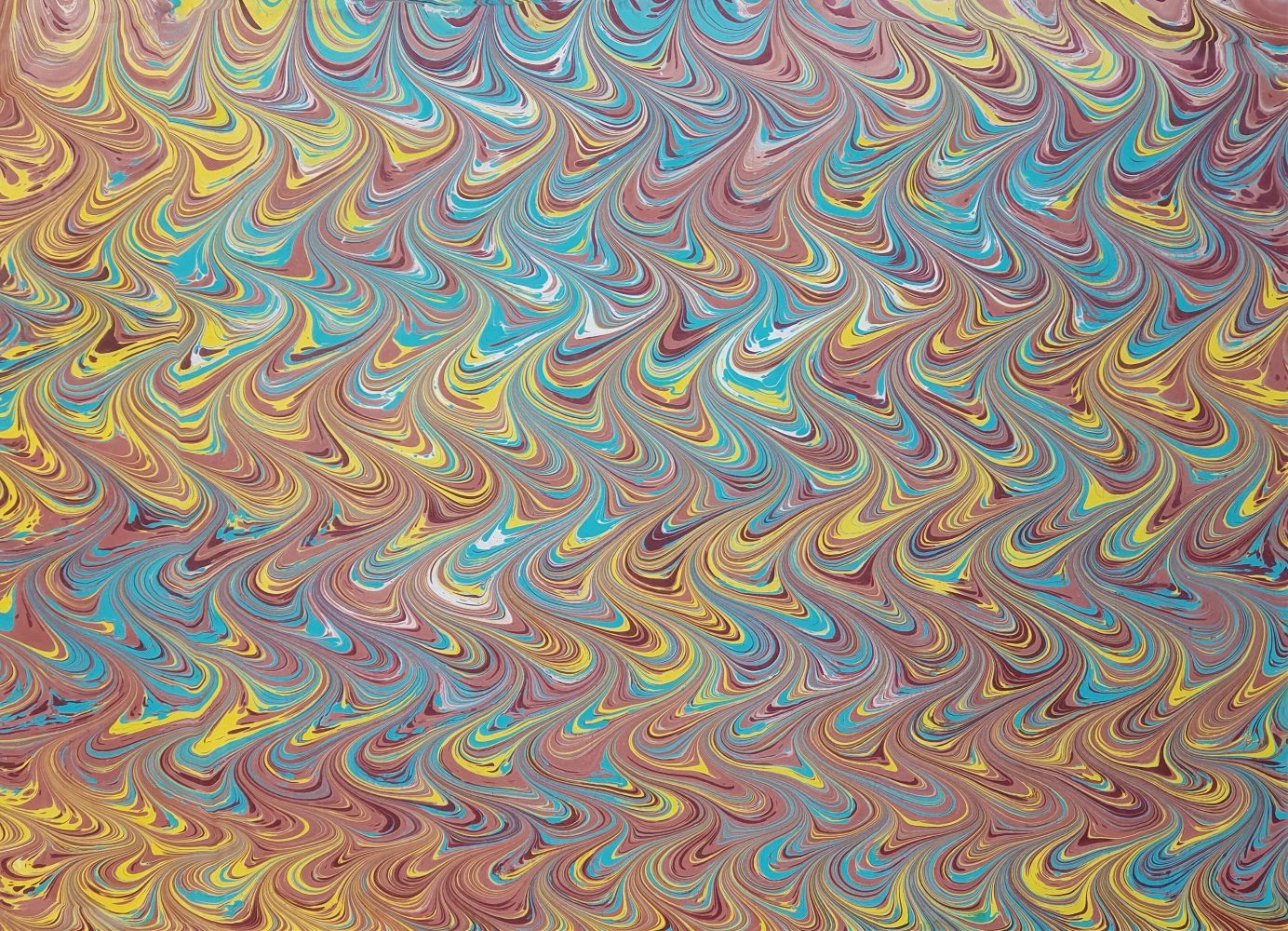 Kammmarmorierpapier – A-Serie (20–39)