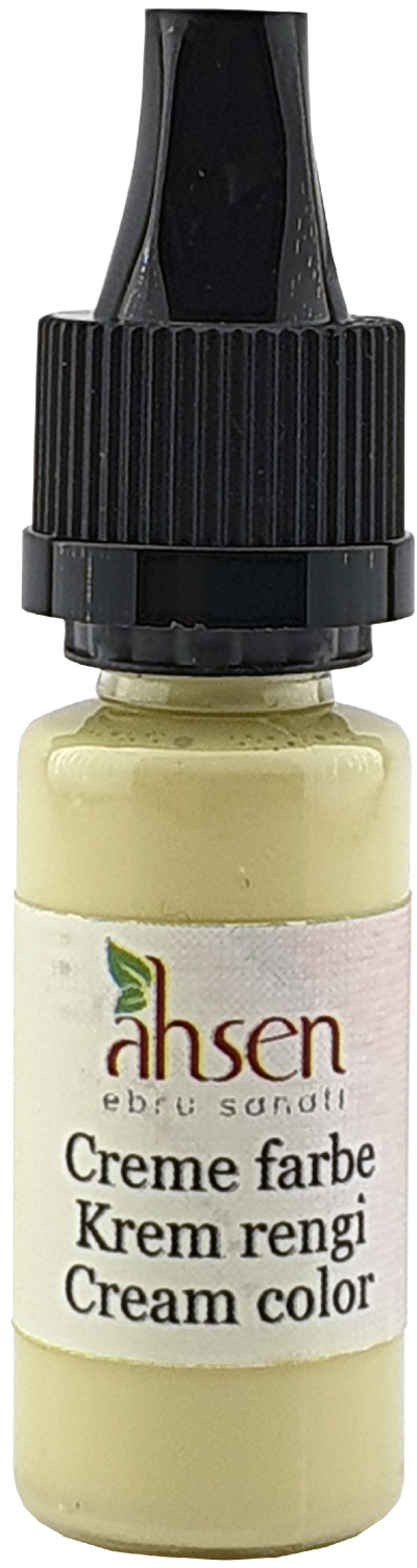 Ahsen Ready-to-Use Marbling Paint - 10 ml Cream