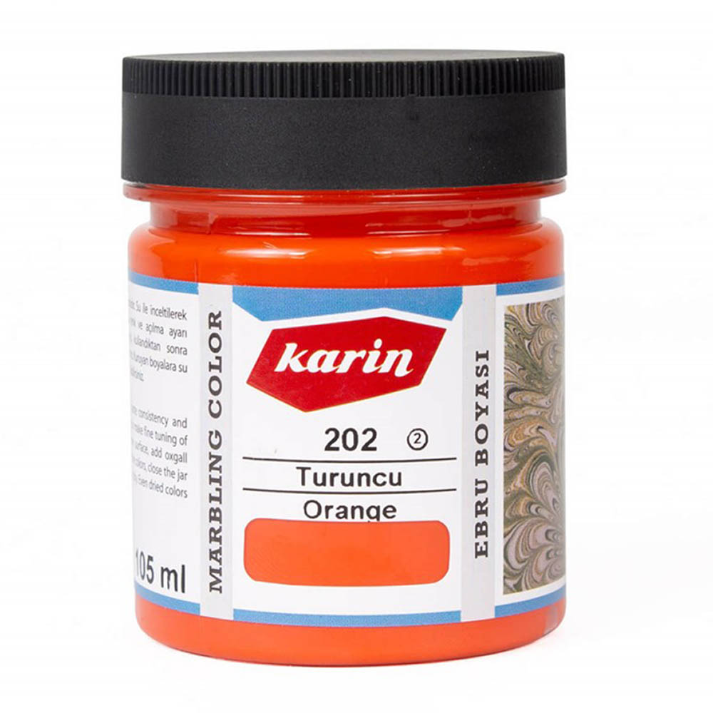 Orange Pigment konzentrierte Farbe 105 ml traditionell intensive flüssige Pigmentfarbe mit hoher Deckkraft