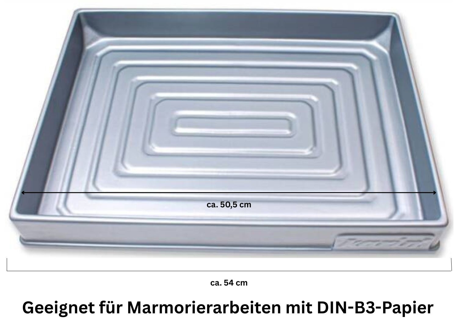 Plastic Marbling Tray Gray B3