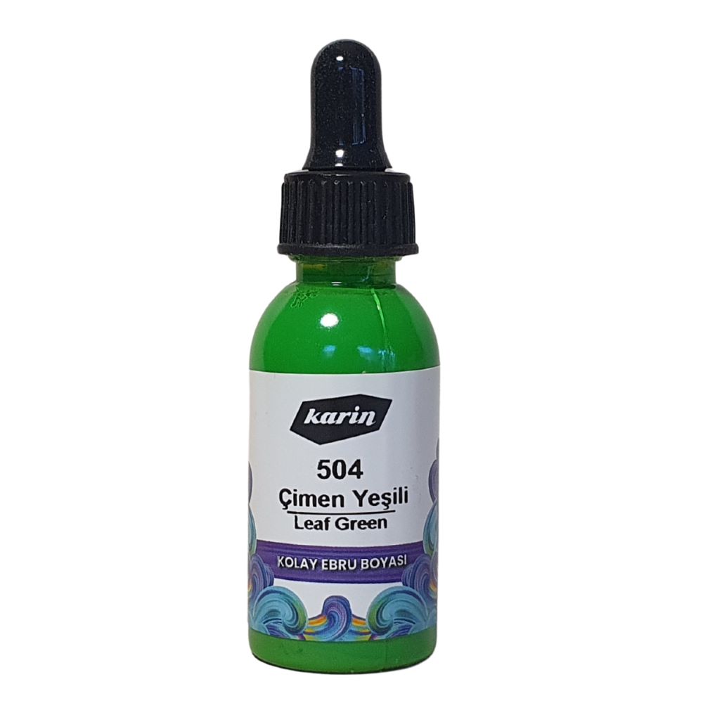 Karin gebrauchsfertige Marmorierfarbe 504 Grasgruen