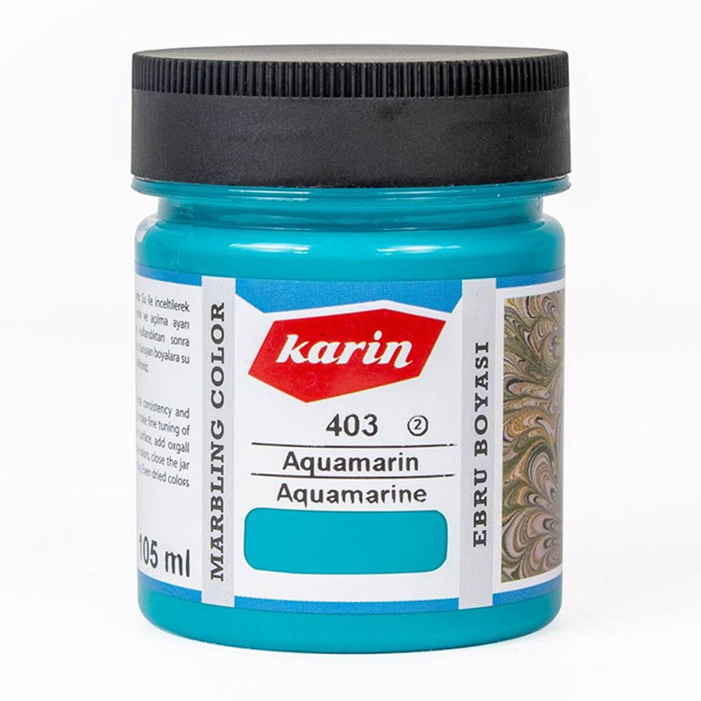 Karin Ebru Marbling Paint – High-quality colors for stunning and artistic marbling patterns