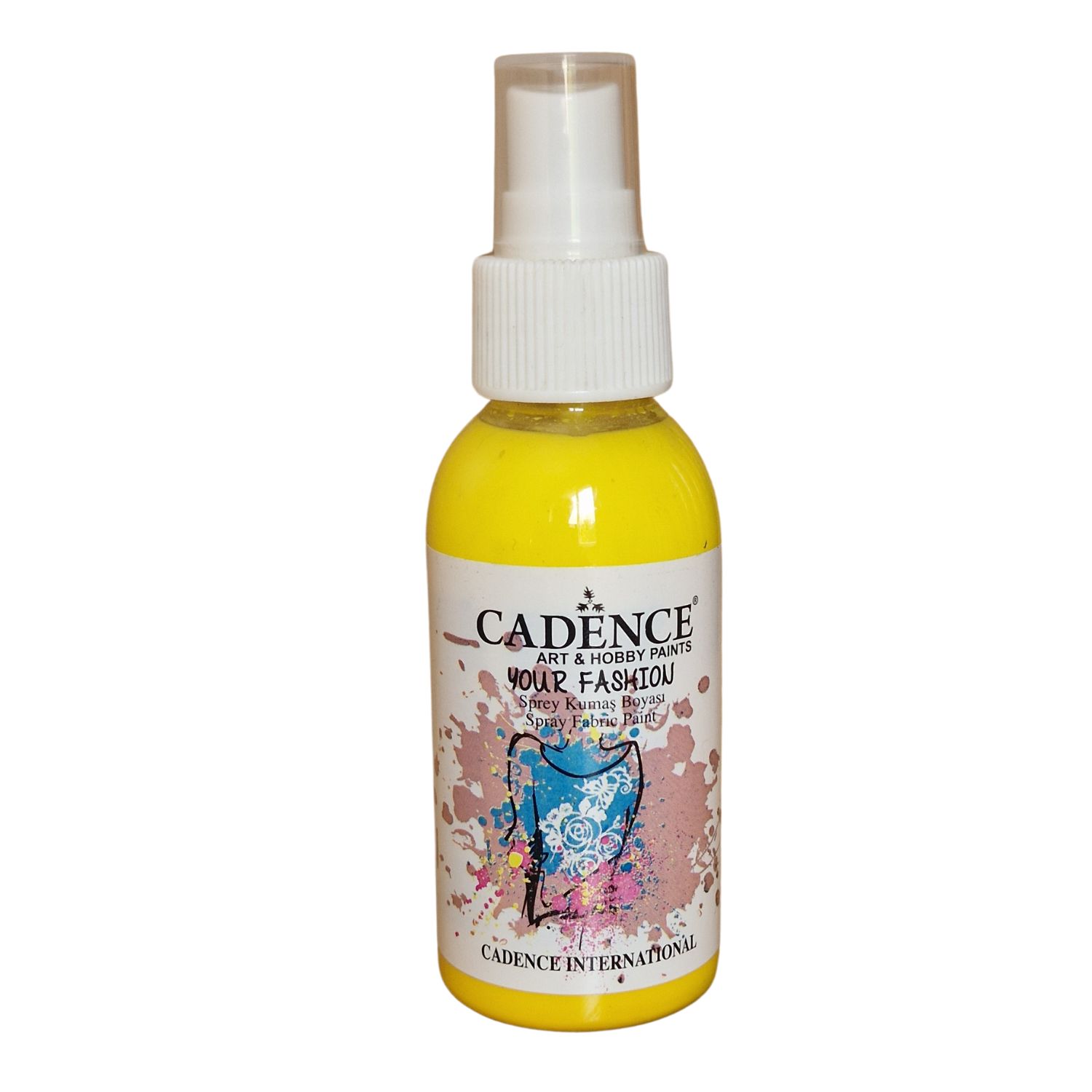 6 Couleurs 30ml Set de Peinture pour Tissu – À Base d’Eau, Couleurs Vives