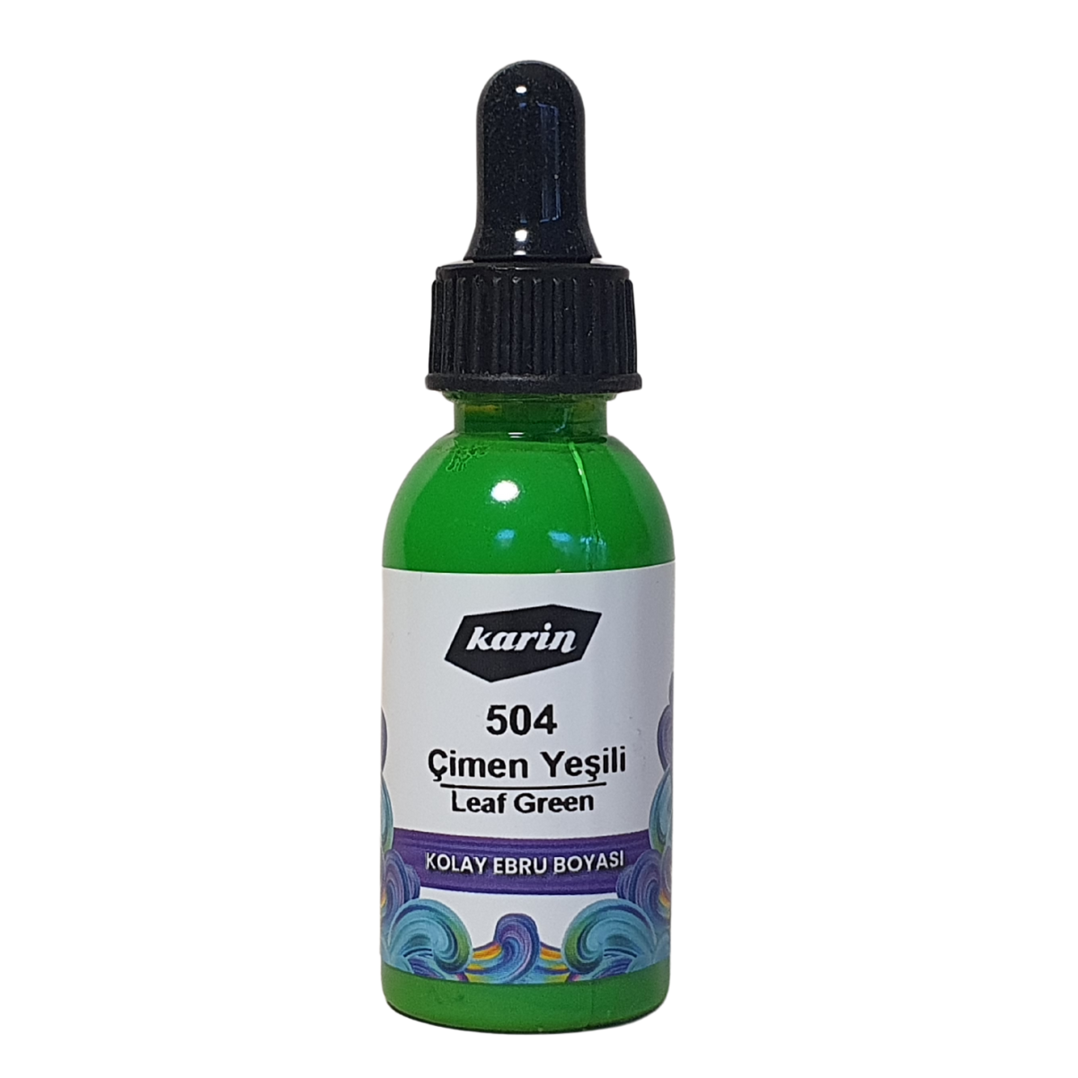 Karin gebrauchsfertige Marmorierfarbe 504 Grasgruen