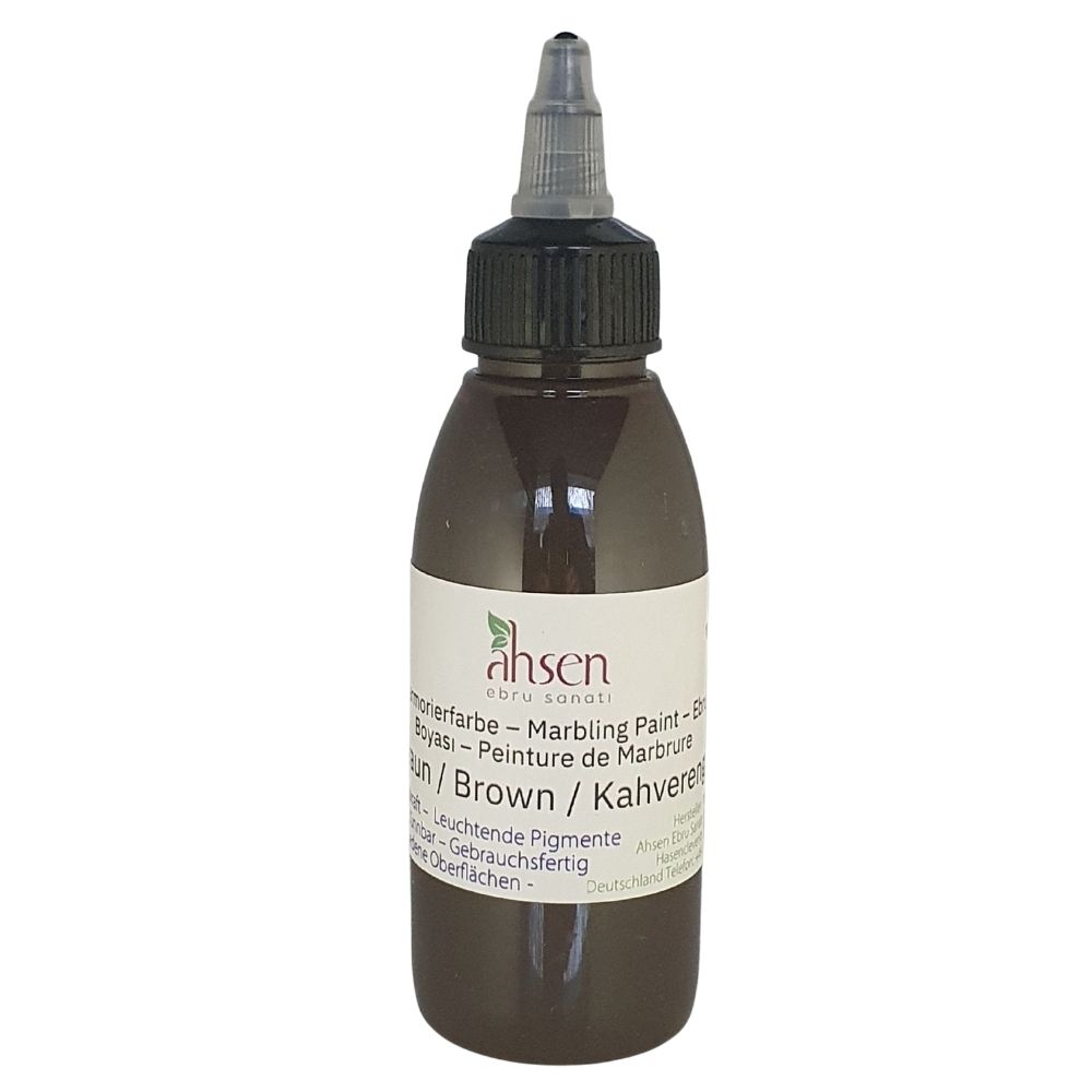 Peinture de Marbrure Ahsen Ebru 220 – Brun