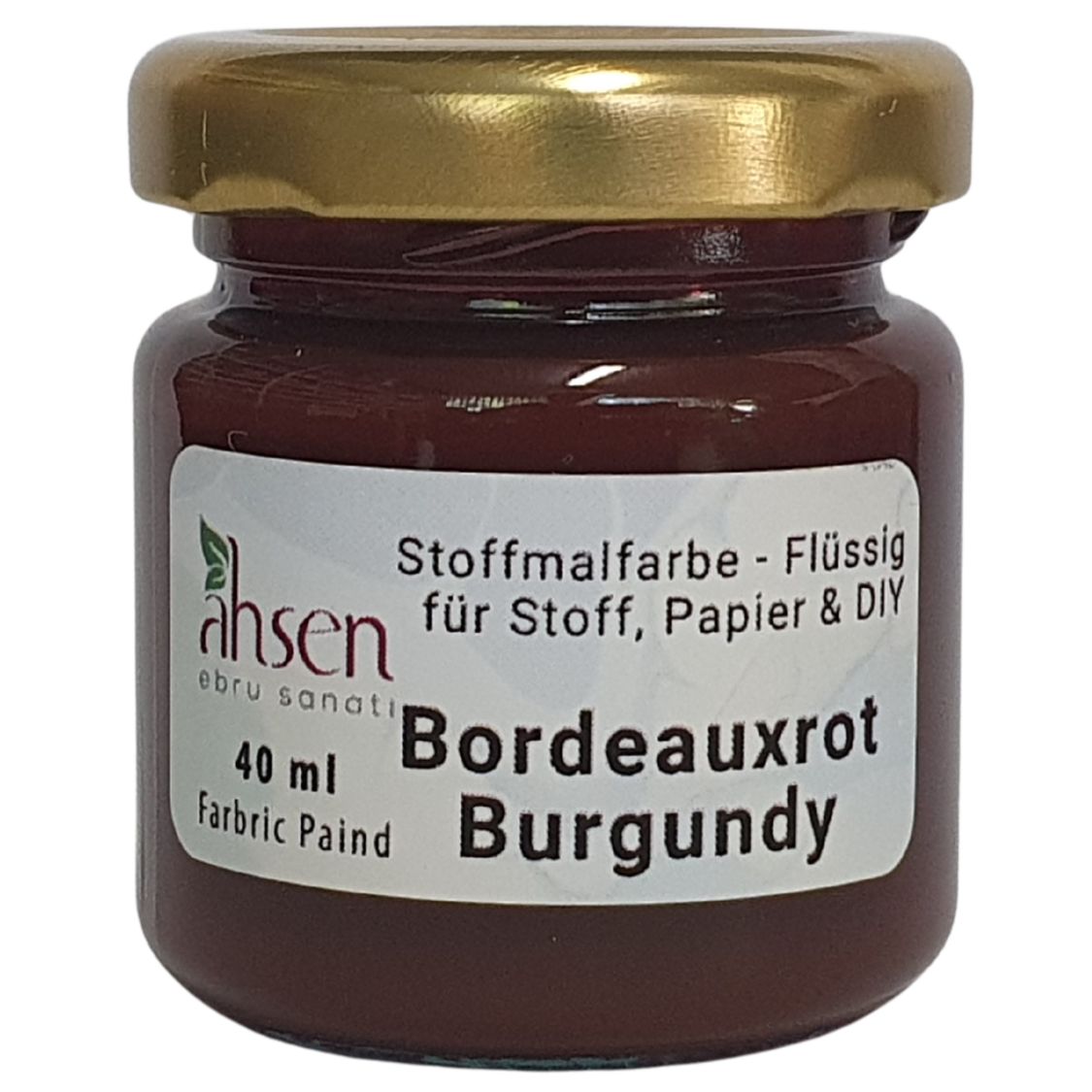 Stoffmalfarbe für Ebru Technik auf Textilien – leuchtend, waschfest und ideal für Baumwolle & Leinen