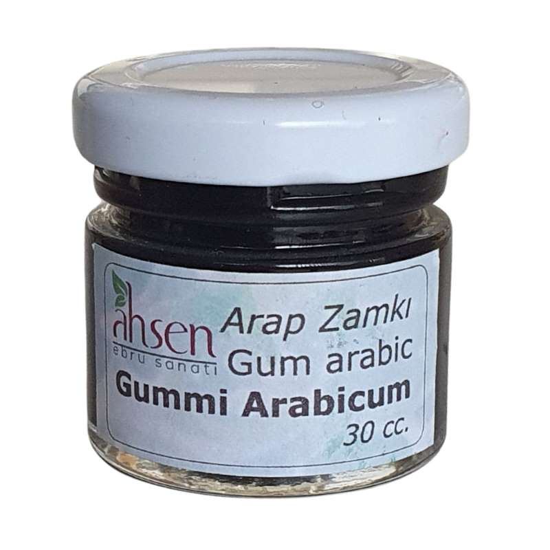 Naturreines Gummi Arabicum für Akkase Ebru Technik – ideal zur Herstellung feiner Linien und spezieller Muster