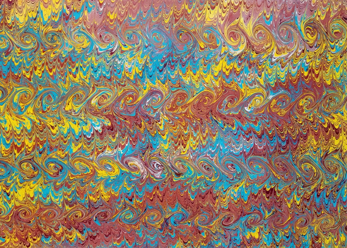 Kammmarmorierpapier – A-Serie (20–39)