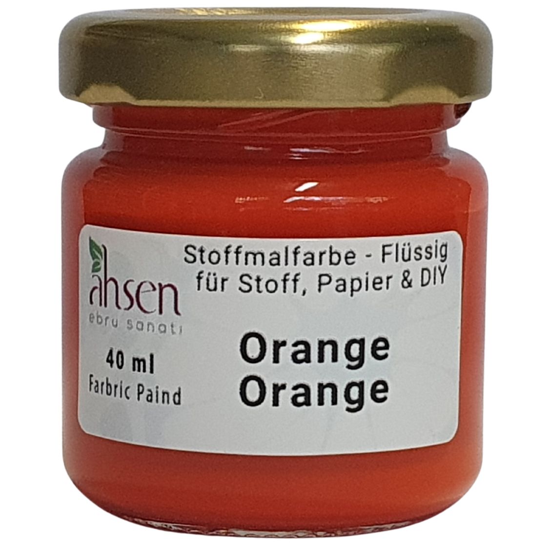 Ahsen Fabric Paint - Orange