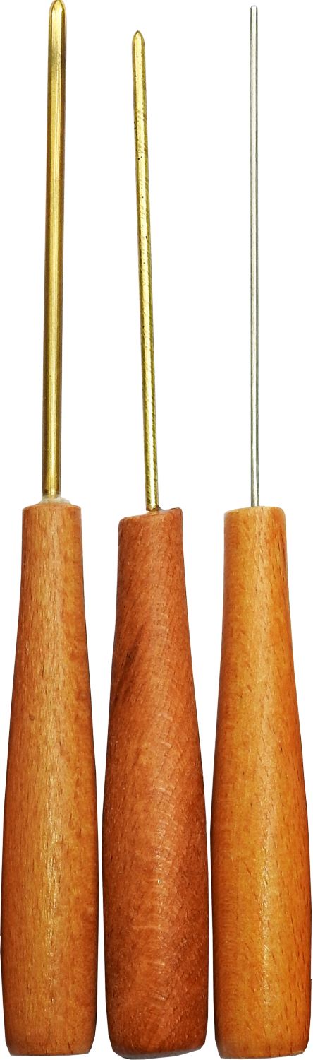 Ebru-Nadel Karin Marmorier Ahle Ø 0,5 mm mit Holzgriff – Perfekt für feine Details in der Marmorierkunst
