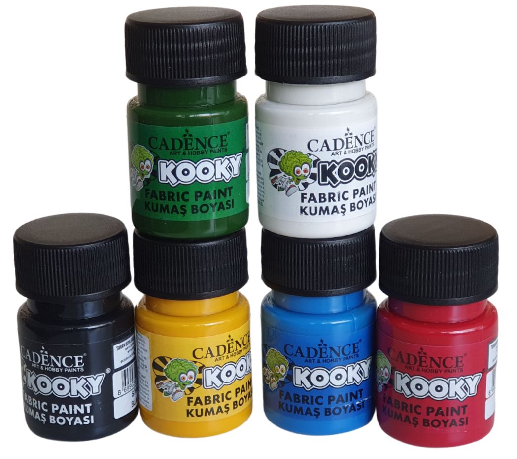 Cadence Stofffarben Set für Textilkunst – intensive Farben für Baumwolle, Leinen & mehr, waschfest & leicht aufzutragen