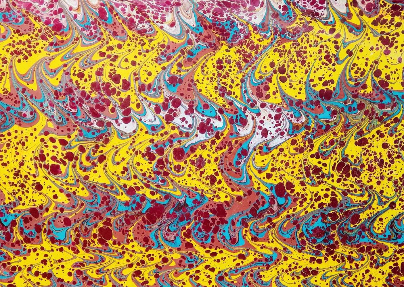 Kammmarmorierpapier – A-Serie (20–39)