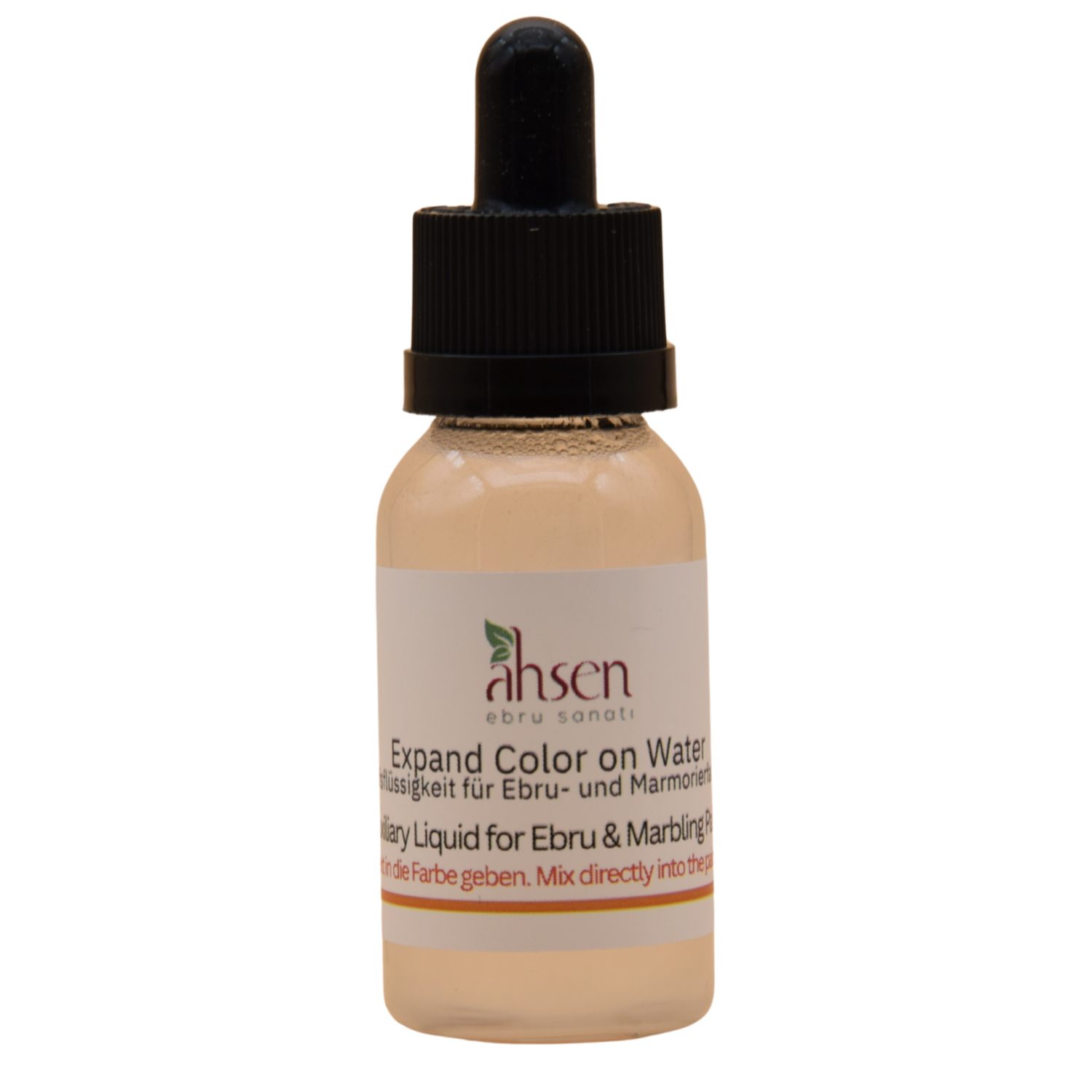 Ahsen Farböffner 30 ml zur Unterstützung der Farbausbreitung bei Ebru- und Marmorierfarben