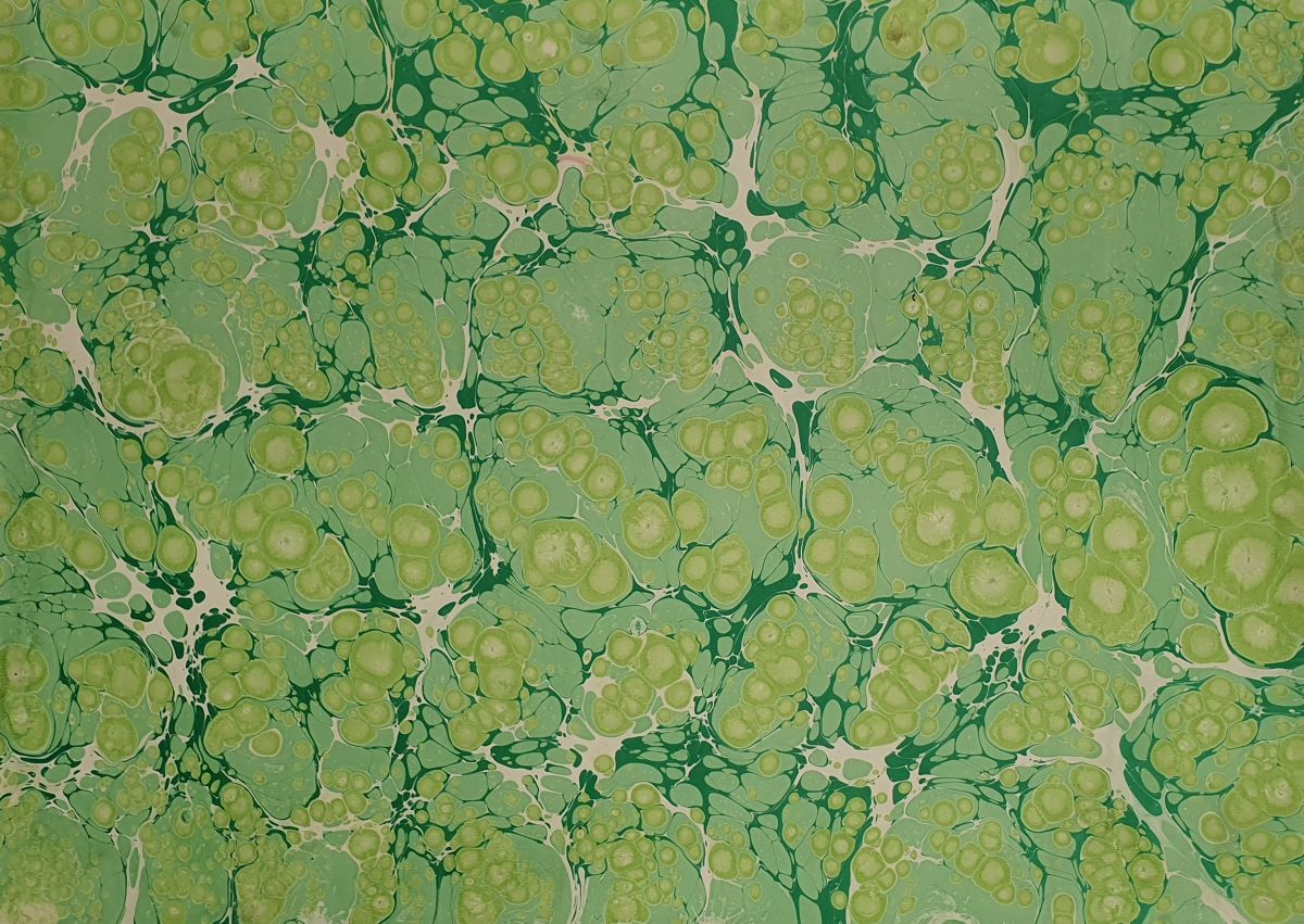 Traditionell handmarmoriertes Buchbinderpapier – ideal für Einbände, Alben, Kunsthandwerk und kreative Projekte