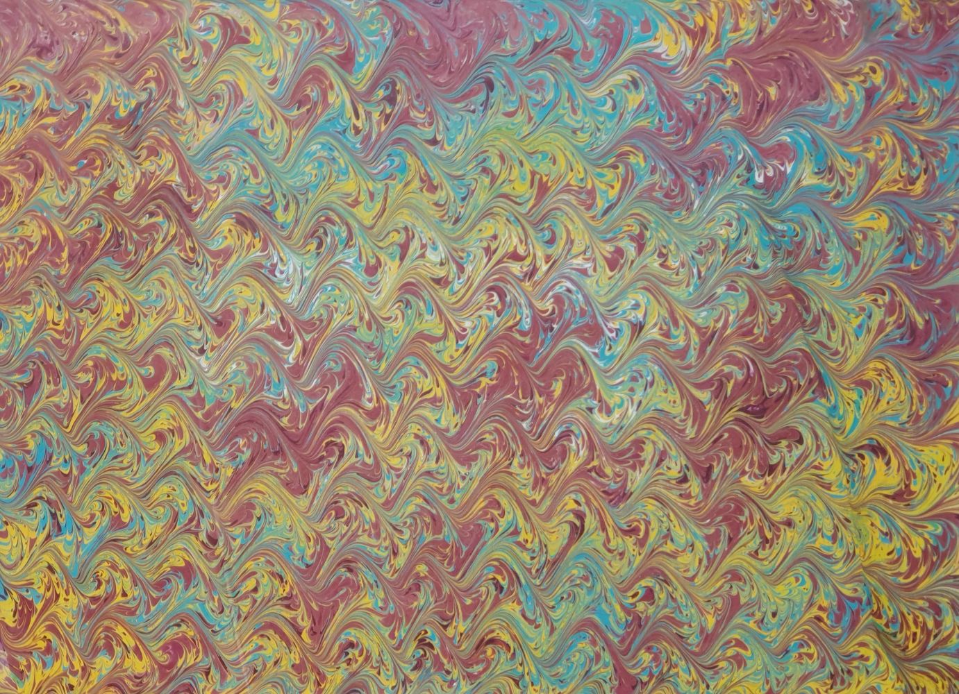 Kammmarmorierpapier – A-Serie (20–39)