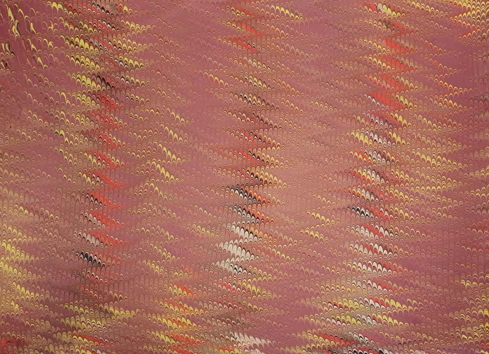 Traditionell handmarmoriertes Buchbinderpapier – ideal für Einbände, Alben, Kunsthandwerk und kreative Projekte