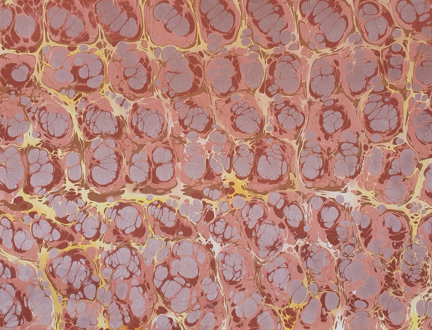 R015 – Handgemachtes Ebru-Marmorierpapier 50×70 cm – Unikat